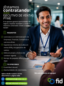 Vacante-Ejecutivo-de-Ventas-Pyme-223x300 Oportunidades laborales